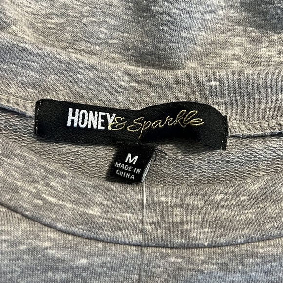 Honey & Sparkle medium t-shirt skirt sleeve lace up sides The Force Is Female - Picture 9 of 12